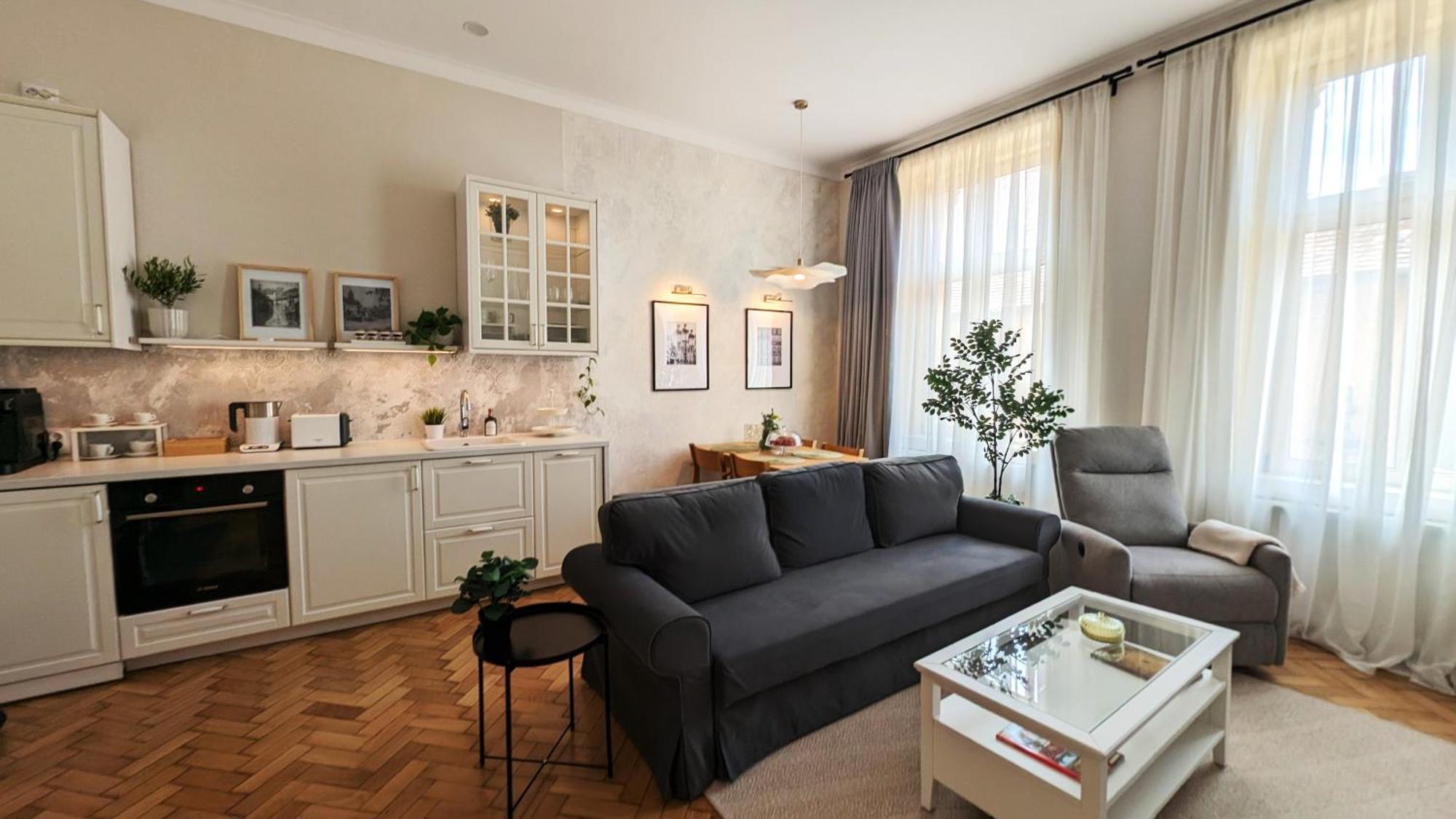 Apartment In Historic Center, Quiet Area, Ac シビウ エクステリア 写真